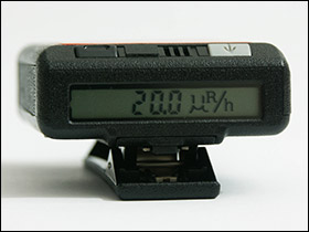 SAIC PD-10i gamma dosimeter display